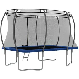 vidaXL Trampolin Set 335 x 244 cm inkl. Sicherheitsnetz blau