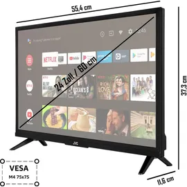 JVC LT-24VAH3255 24" LED HD-Ready Android Smart TV