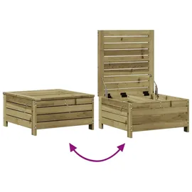 vidaXL Garten-Lounge-Set 3-tlg. Kiefernholz imprägniert braun