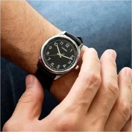 Casio MTP-V005L-1B4 Leder 40 mm 1B4