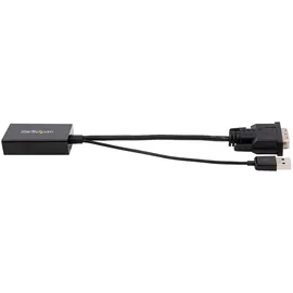 Startech StarTech.com DVI DisplayPort Adapter mit USB Power - DVI-D zu DP Video Adapter - DVI zu DisplayPort Konverter - 1920 x 1200 (DVI2DP2)