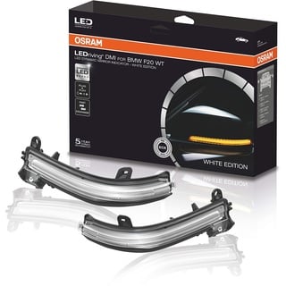 Osram LEDDMI F20 WT S LEDriving dynamischer Spiegelblinker, - White Edition, Set of 2, BMW N/A