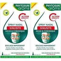 Phytosun Arôms Spray Nasal Sinusite Aigüe Et Chronique 50mg 2x1 pc(s)