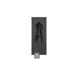 Sconto Garderobenpaneel Grace Eiche grau