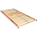 Xora Lattenrost, Holz, Birke, Schichtholz, 3-Zonen, 100x200 cm, Federleisten mit Duokappen, Mittelgurt, individuelle Liegehärteeinstellung, nicht verstellbar, alternative Größen erhältlich, Schlafzimmer, Lattenroste, Lattenrost starr