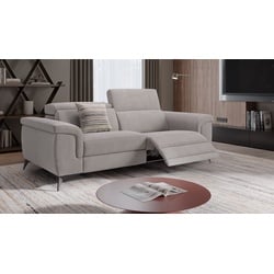 Designer Stoffsofa 3-Sitzer AMARO Couch - grau