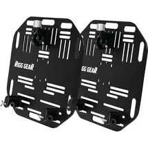 Nelson Rigg Quick Release, Satteltaschen-Montageplatten - Schwarz