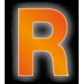 CONACORD Klebebuchstabe R Reflektierend 8 cm Orange
