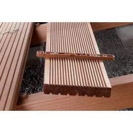 WOLFCRAFT Verbinder-Set Terrassendielen „Verdecktes Verschrauben“,
