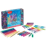 Maped Malset COLOR'PEPS GLITTERING 31 Teile Faltschachtel