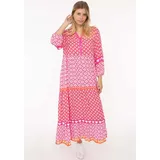 Zwillingsherz Maxikleid Dreams Mustermix Pink S/M
