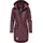 Navahoo Damen wasserdichter gefütterter Regenmantel Deike Wine Gr. S - S