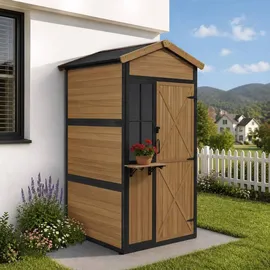 MCombo Gartenschrank 1,17 x 2,75 m Natur