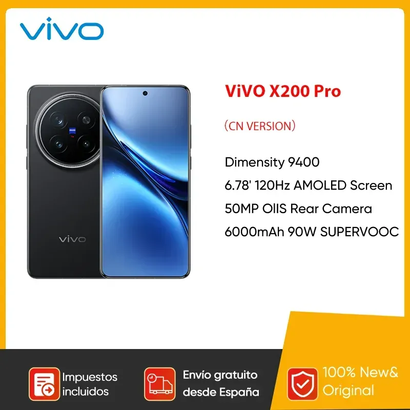 VIVO X200 Pro 5G Smartphone AMOLED 8T LTPO 6,78