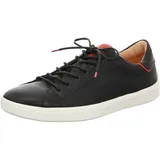 THINK! Think Herren TURNA chromfrei gegerbte nachhaltige Wechselfußbett Sneaker, Schwarz/Kombi 0000, 42.5