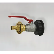 Kerbl Anschlusshahn für IBC-Container 3/4 Zoll Kunststoffadapter