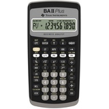 Texas Instruments BA II Plus Finanzrechner (Einzeiliges, 10-stelliges Display, Batteriebetrieb) Schwarz-Grau