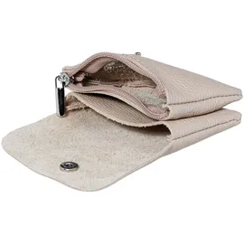 CASPAR Geldbörse klein beige/rosa