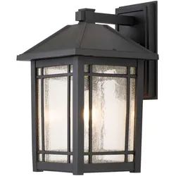 Cedar Point Outdoor Wandleuchte schwarz Quoizel QZ-CEDAR-POINT-L-BK