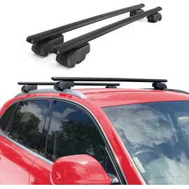 Omac Dachträger Grundtäger für VW Passat B8 Variant 2014-2019 75kg Alu Schwarz 2tlg