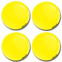 SkinoEu Aufkleber Autoaufkleber für Radkappen Nabenkappen Nabendeckel Radnabendeckel Rad-Aufkleber 60mm Farbe Gelb A 1160