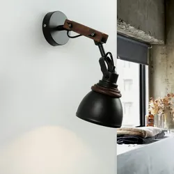 Licht-Erlebnisse Wandleuchte Retro Design verstellbar NOAH