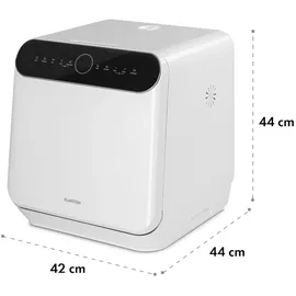 Klarstein Oceana Mini Tischgeschirrspüler (freistehend, 420 mm breit, Weiß)