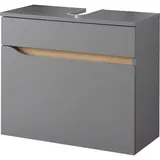 Pelipal Waschbeckenunterschrank Quickset 357 1 Auszug 60 x 53 x 33 cm Grau