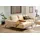 W.Schillig Eckcouch Leder 3-Sitzer Braun