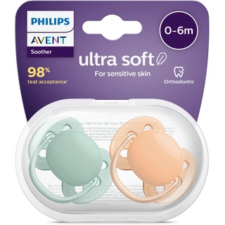 Philips Avent Ultrasoft SCF091/03 0-6 m Schnuller Neutral 2 St.