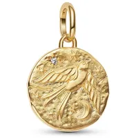 Pandora 764082C01 Medaillon-Anhänger Goldfarben Schwalbe