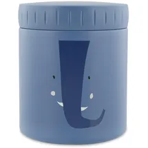 Trixie - Isoliertes Lebensmittelglas Mrs. Elephant – 350 ml, Blau