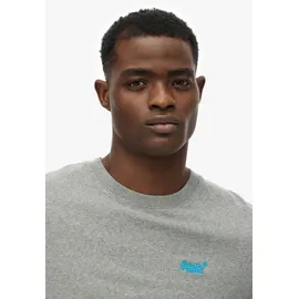 Superdry ESSENTIAL LOGO EMB TEE grau/blau XXL