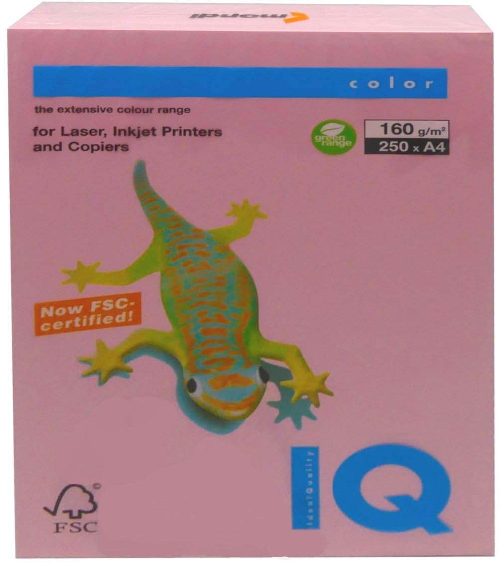 Mondi IdealQuality Kopierpapier Color A4 pastellrosa für Laser-, Tintenstrahl...