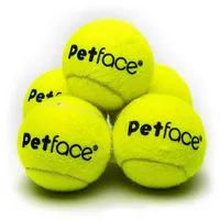 Petface Mini-Super-Tennisbälle für Hunde, 4,8 cm, 5 Stück