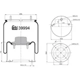 FEBI Bilstein Federbalg, Luftfederung