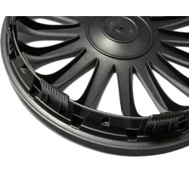 J&J AUTOMOTIVE Strong 16 Zoll 4 Stück Schwarz/Silber/Weiß