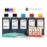 Octopus Fill In Patronen-Satz für Canon PGI-525, CLI 526 mit 5x Druckertinte