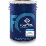 Fonteino Holzfarbe Holzschutzfarbe Holzlack Deckfarbe Holz Möbelfarbe Enzianblau - 2,5L