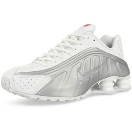 Nike Shox R4 Damen White/Metallic Silver/Max Orange/White 37,5