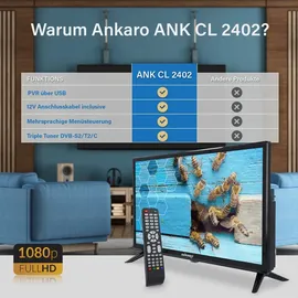 Ankaro CL 2402 24" LED HD Camping TV