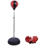 Homcom Punchingball 240 mm inkl. Boxhandschuhen und Pumpe rot