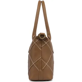 COLLEZIONE ALESSANDRO Patches Schultertasche Polyurethan Brown