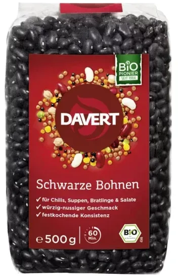 Davert Schwarze Bohnen bio
