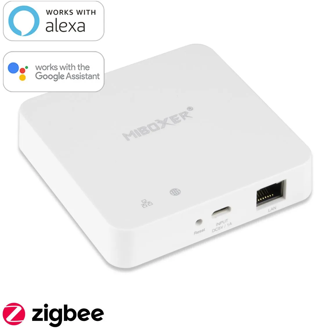 MiBoxer Zigbee 3.0 Wired Gateway / Hub / Bridge ZBBOX2