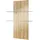 Vladon Wandregal 70 x 110 x 21 cm Braun