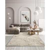 Teppich »Creation 50055«, rechteckig, elegant, glänzend, Kurzflor, Indoor, pflegeleicht, robust, beige