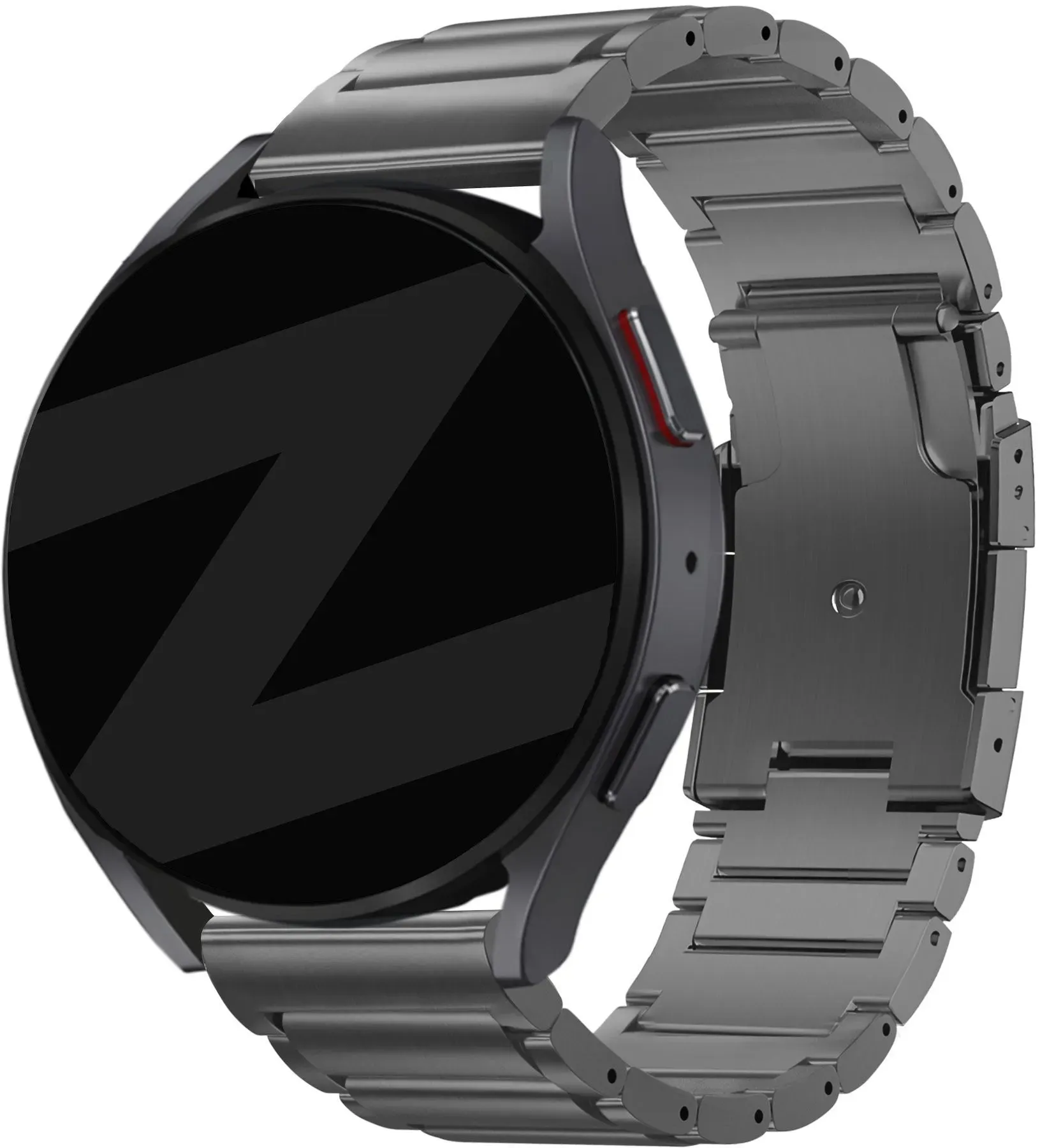 Bandz Honor Watch Gs 4 Armband Titan für Honor Watch GS 4 - Graphit - Butterfly-Verschluss