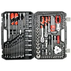 YATO Werkzeugset YT-38875 Werkzeugsatz,Steckschlüsselsatz,Werkzeug Set,Werkzeug Kit