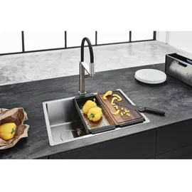 Franke Zubehörbox Andy Chef 3 in 1 112.0619.946 Braun/Schwarz/Silber